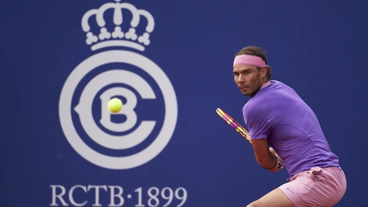 El tenista espa&ntilde;ol Rafa Nadal, en un momento de su partido contra Kei Nishikori en el Barcelona Opena Banc Sabadell 2021
BARCELONA OPENA BANC SABADELL
22/4/2021