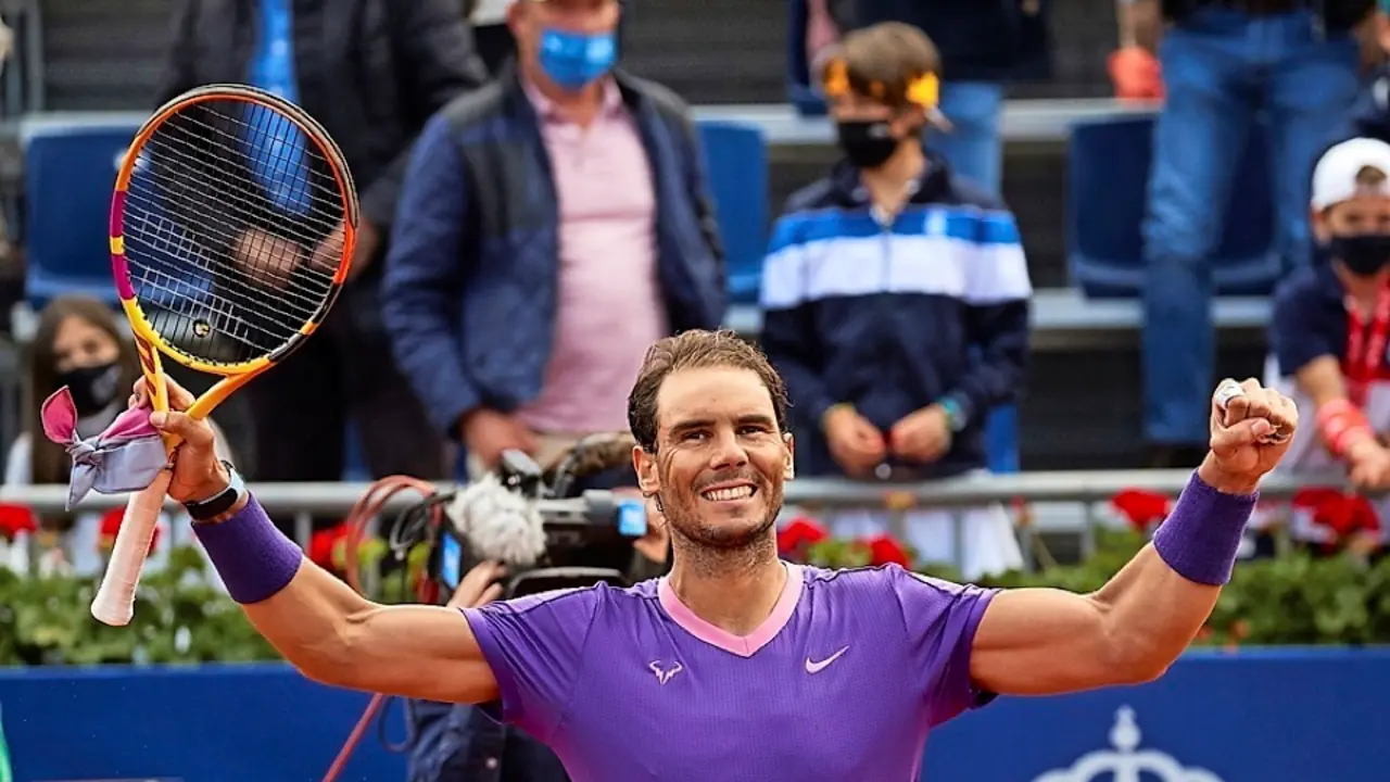 Rafa Nadal celebrando su triunfo ante Pablo Carre&ntilde;o. / EFE