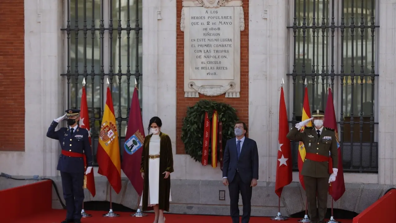Homenaje a los h&eacute;roes del 2 de Mayo. En Madrid, a 2 de mayo de 2021.