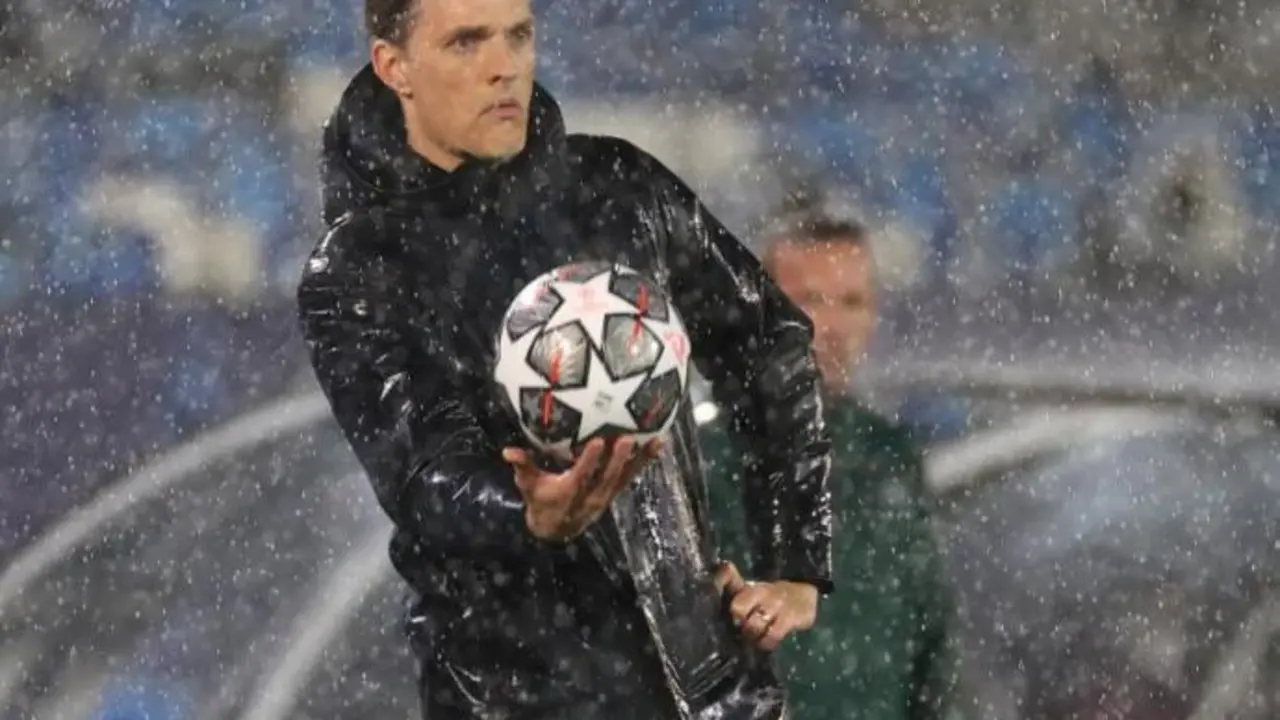 El entrenador del Chelsea, Thomas Tuchel, en el estadio Alfredo Di St&eacute;fano. EFE/Juanjo Mart&iacute;n7archivo