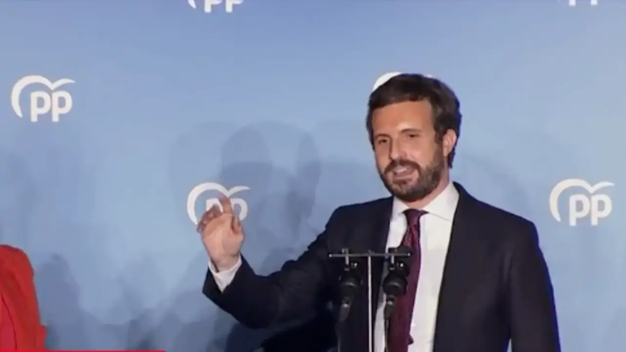 El l&iacute;der del PP, Pablo Casado.