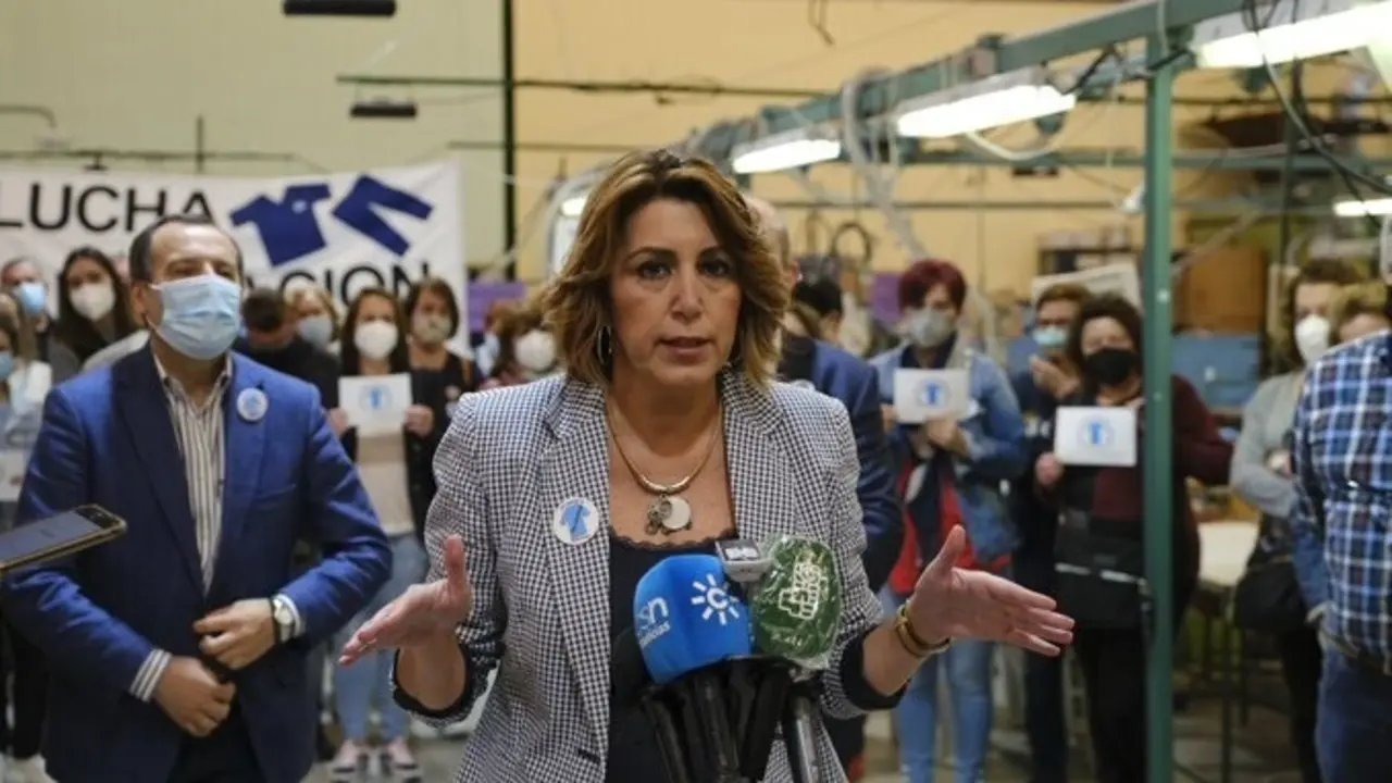 La secretaria general del PSOE de Andaluc&iacute;a, Susana D&iacute;az, en una foto de archivo.