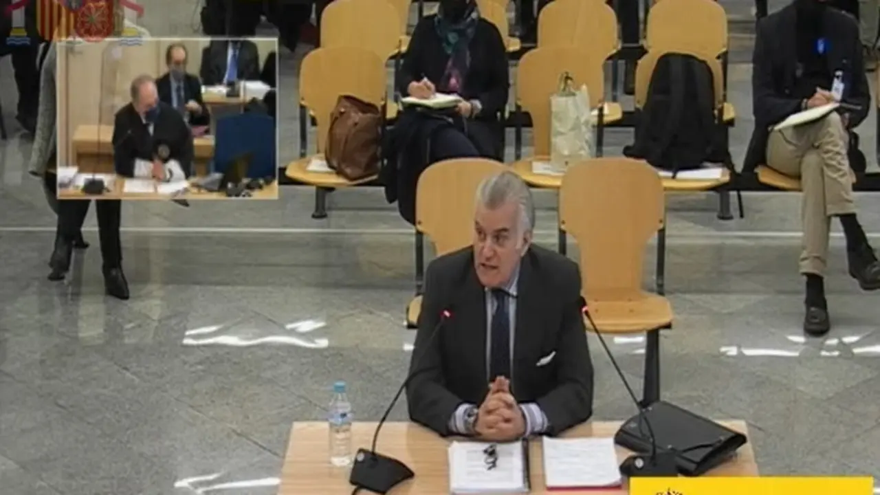 Archivo - Luis B&aacute;rcenas declara en el juicio de la caja 'b' del PP en la Audiencia Nacional