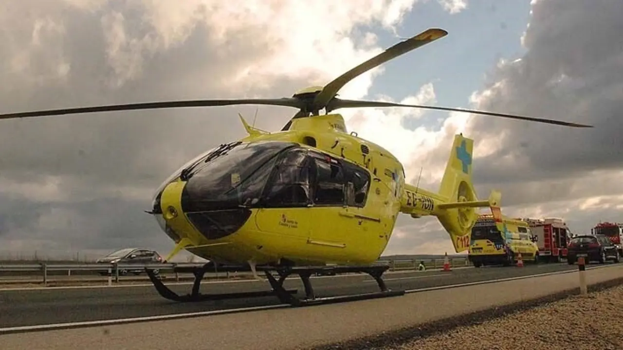 Helic&oacute;ptermo medicalizado.