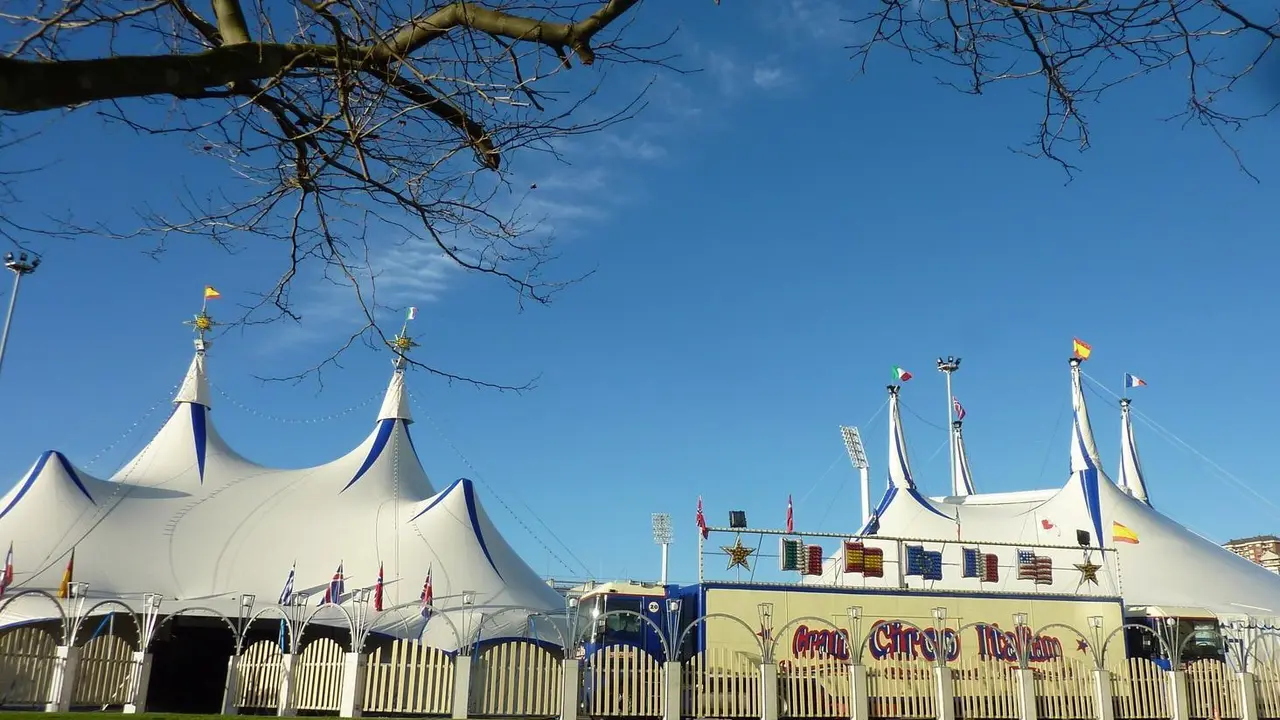 El Circo Italiano en Santander.