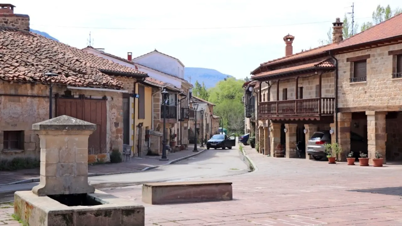 Vista de la localidad de Ruerrero que opta al premio Pueblo de Cantabria 2021. / Alerta