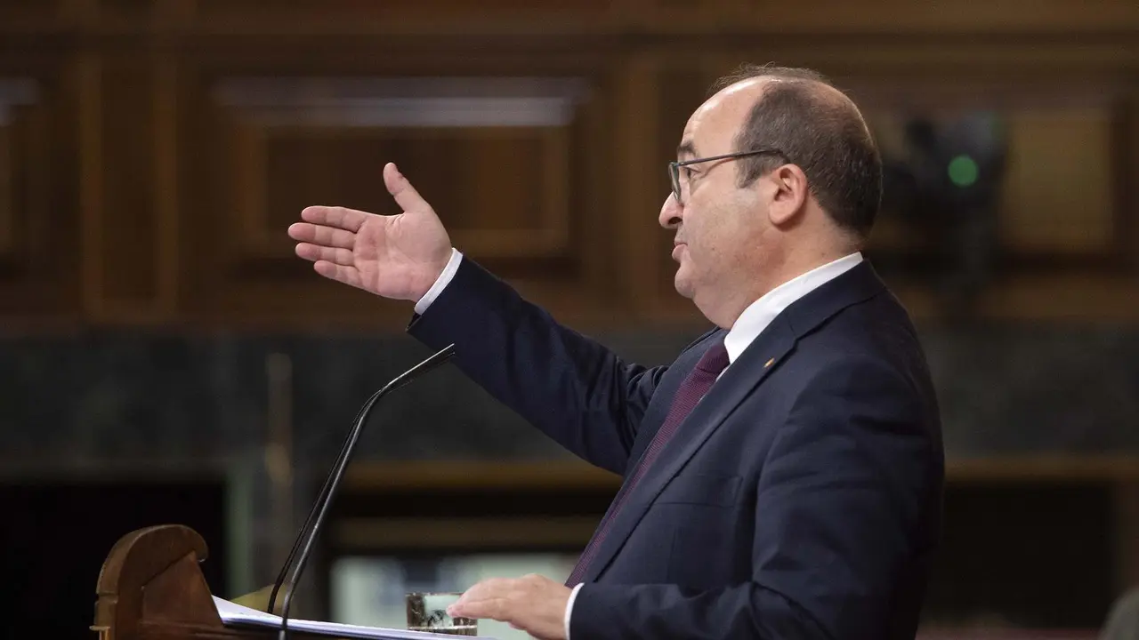 El ministro de Pol&iacute;tica Territorial y Funci&oacute;n P&uacute;blica, Miquel Iceta, en una sesi&oacute;n de control al Gobierno el pasado mi&eacute;rcoles 19 de mayo de 2021