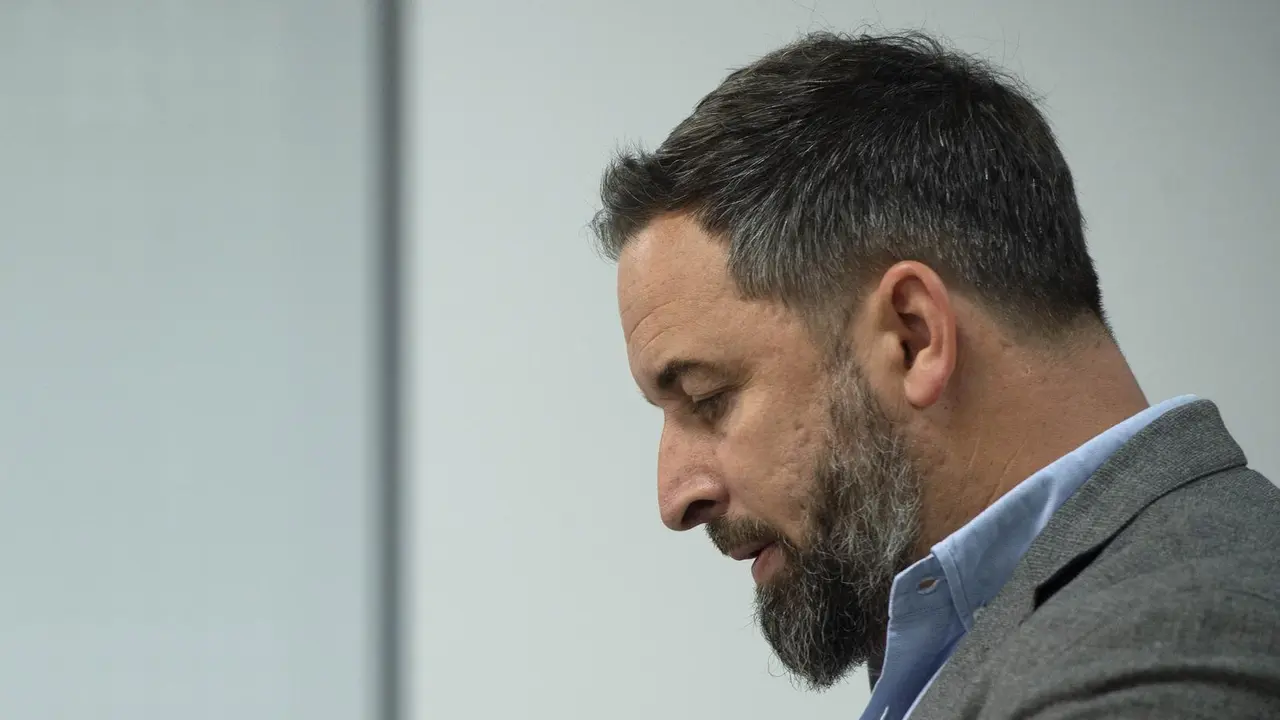 El presidente de Vox, Santiago Abascal.