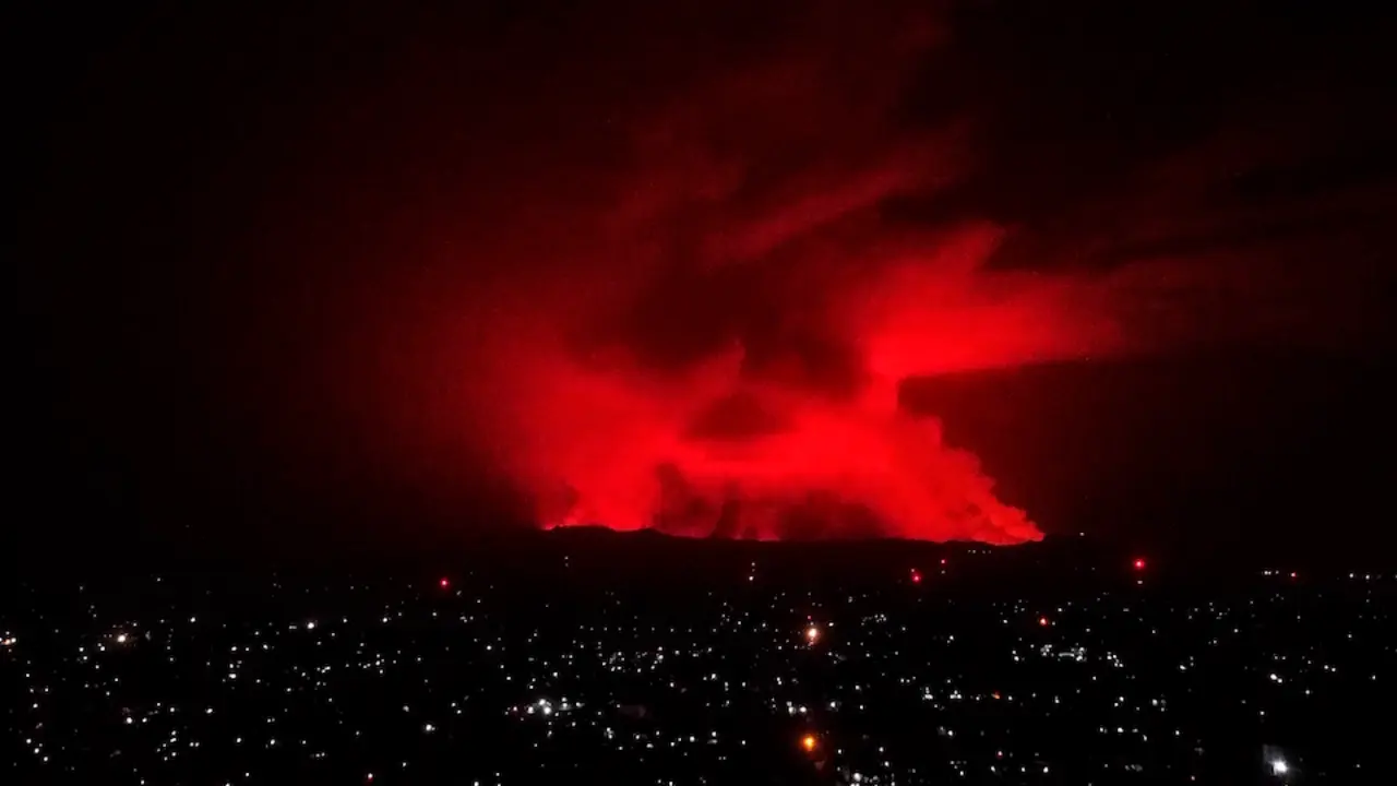 Vista general del monte Nyiragongo. / HUGH KINSELLA CUNNINGHAM