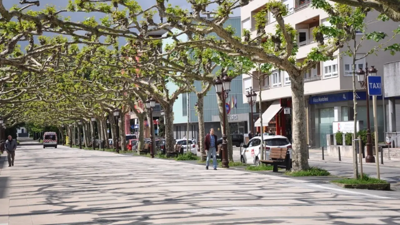 Vista de la Avenida Espa&ntilde;a en Torrelavega. / S. D&Iacute;AZ