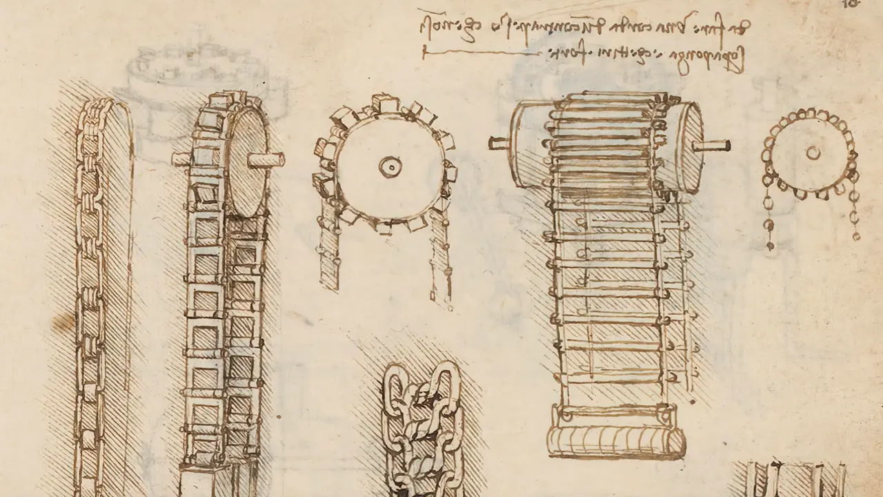Tratado de est&aacute;tica y mec&aacute;nica de Da Vinci.
