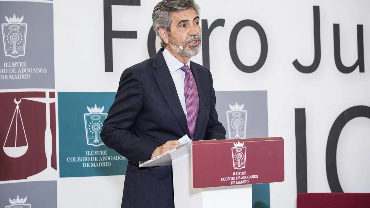 El presidente del Tribunal Supremo y del Consejo General del Poder Judicial, Carlos Lesmes.