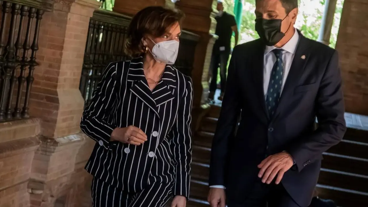 La vicepresidenta primera del Gobierno, Carmen Calvo y Page. / EFE