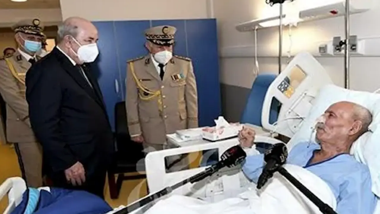 El presidente Abdelmayid Tebune visita hoy a Brahim Ghali en el hospital.
