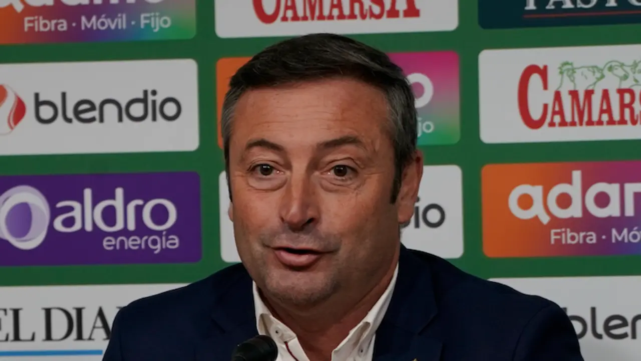 Alfredo P&eacute;rez, presidente del Racing. / Hardy