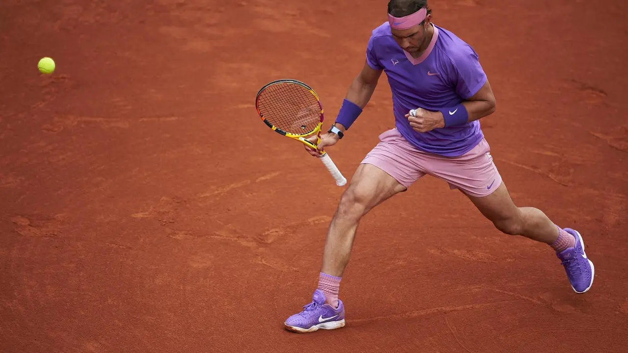 Archivo - El tenista espa&ntilde;ol Rafa Nadal, en su victoria sobre el bielorruso Ilya Ivashka en segunda ronda del Barcelona Open Banc Sabadell 2021