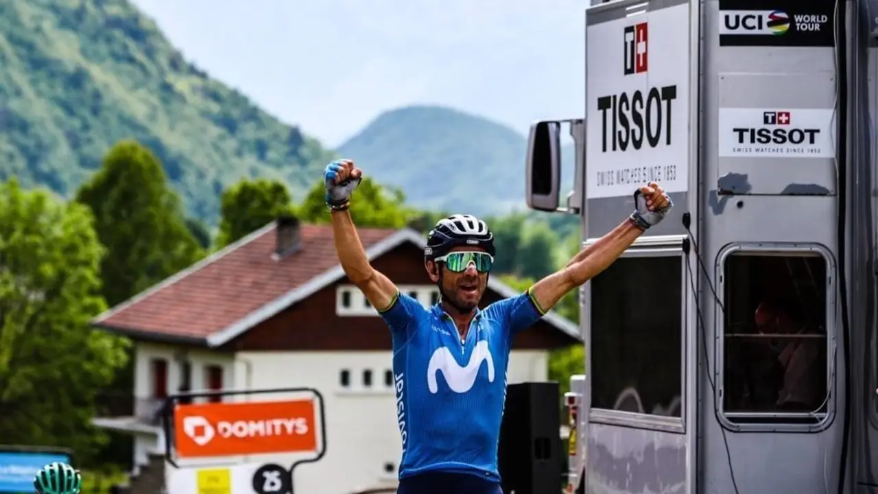 Criterium du Dauphine 2021 - Etape 6 &ndash; Loriol-sur-Dr&ocirc;me / Le Sappey-en-Chartreuse (167 km) - Alejandro VALVERDE (Movistar) remporte la 6e &eacute;tape