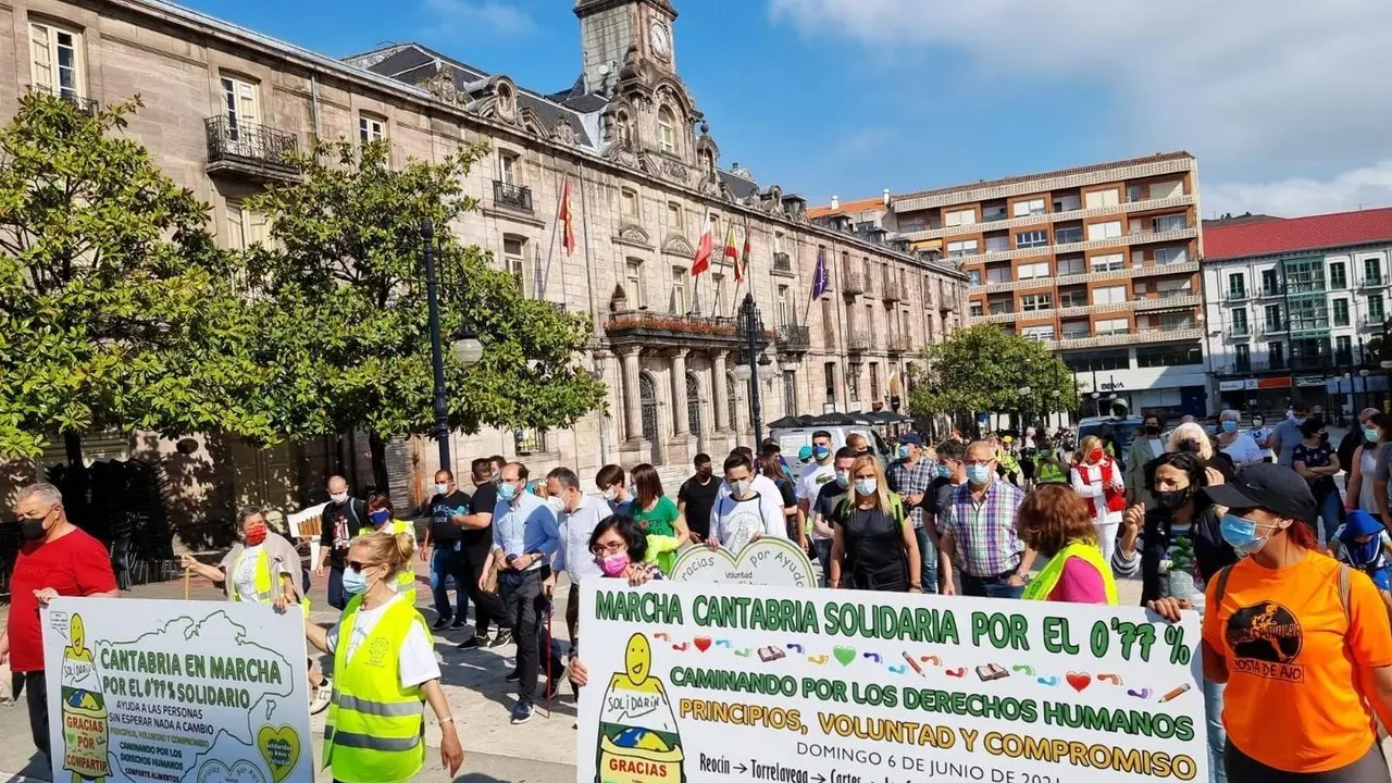 Marcha 0,77% a su paso por Torrelavega