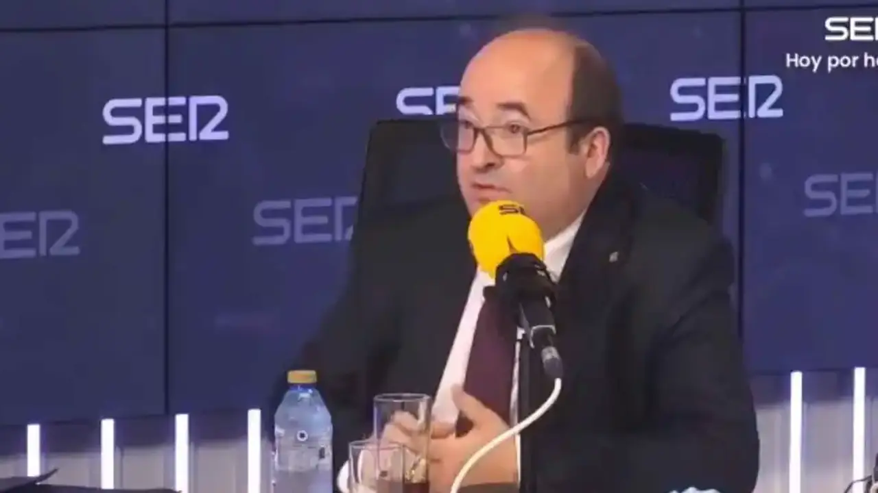 El ministro de Pol&iacute;tica Territorial y Funci&oacute;n P&uacute;blica, Miquel Iceta, este lunes en la SER.