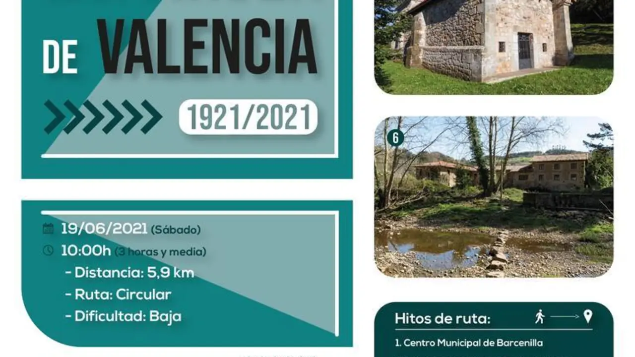 Cartel de la ruta