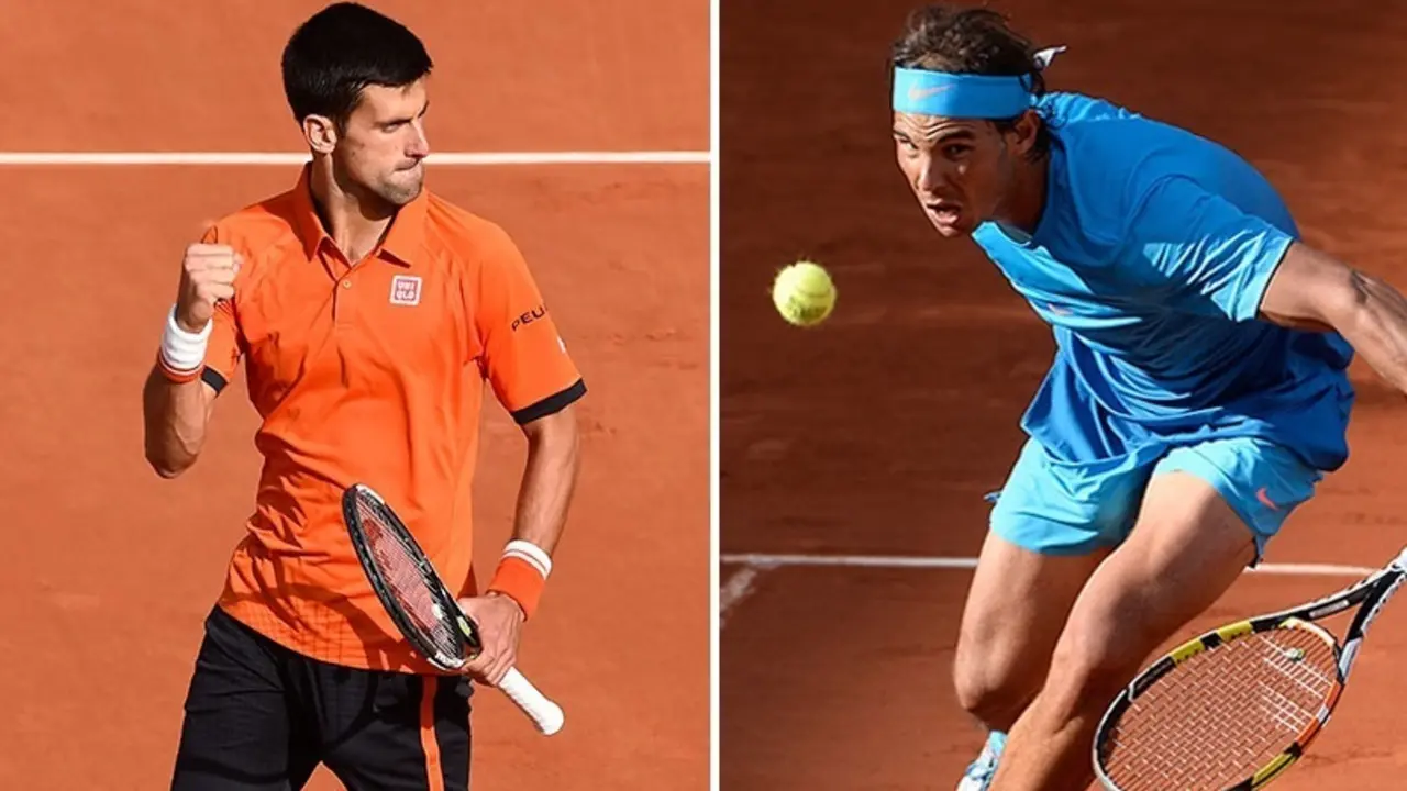 Archivo - Djokovic y Nadal se enfrentan en Roland Garros.