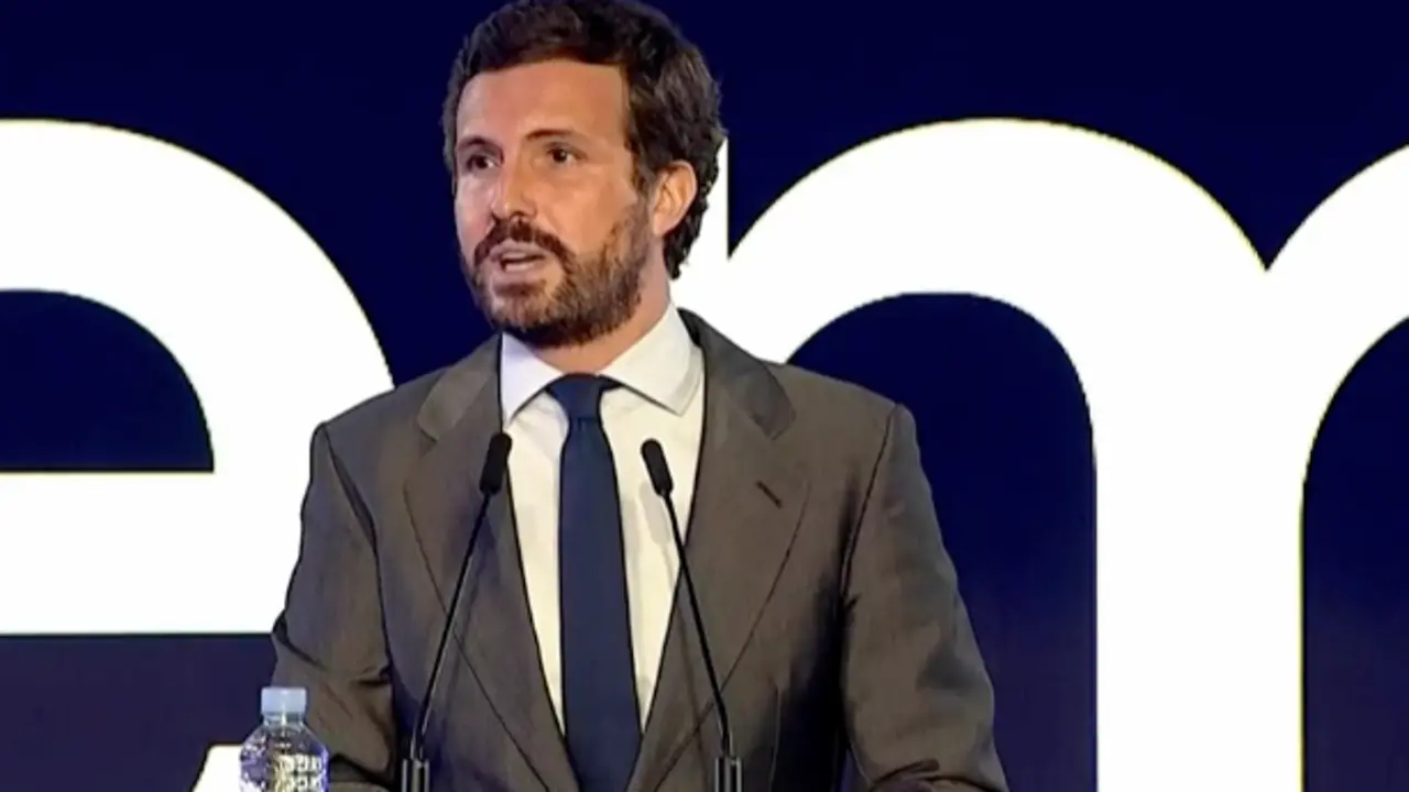 El presidente del PP, Pablo Casado. / ALERTA
