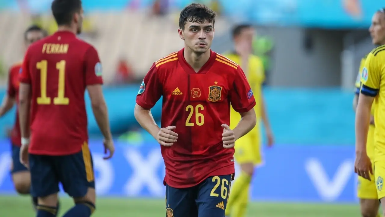 El internacional espa&ntilde;ol Pedri