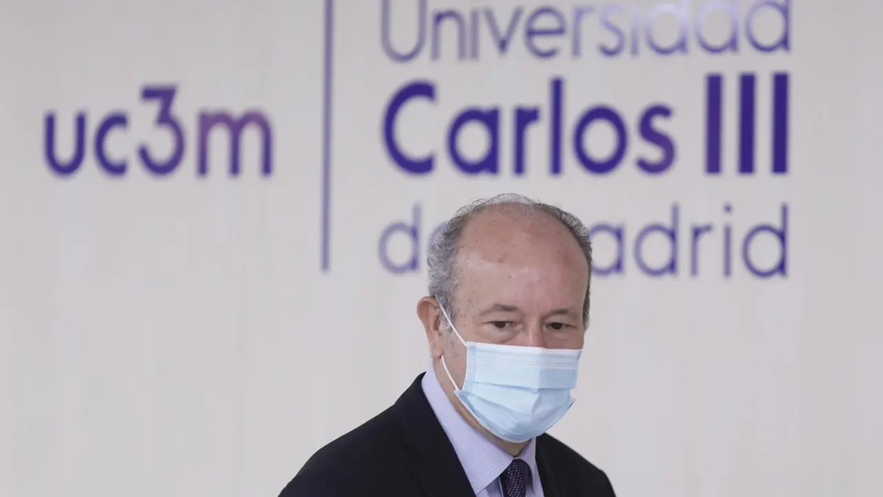 El ministro de Justicia, Juan Carlos Campo, participa en la inauguraci&oacute;n del seminario en la Universidad Carlos III de Madrid, a 17 de junio de 2021, en Madrid, (Espa&ntilde;a).