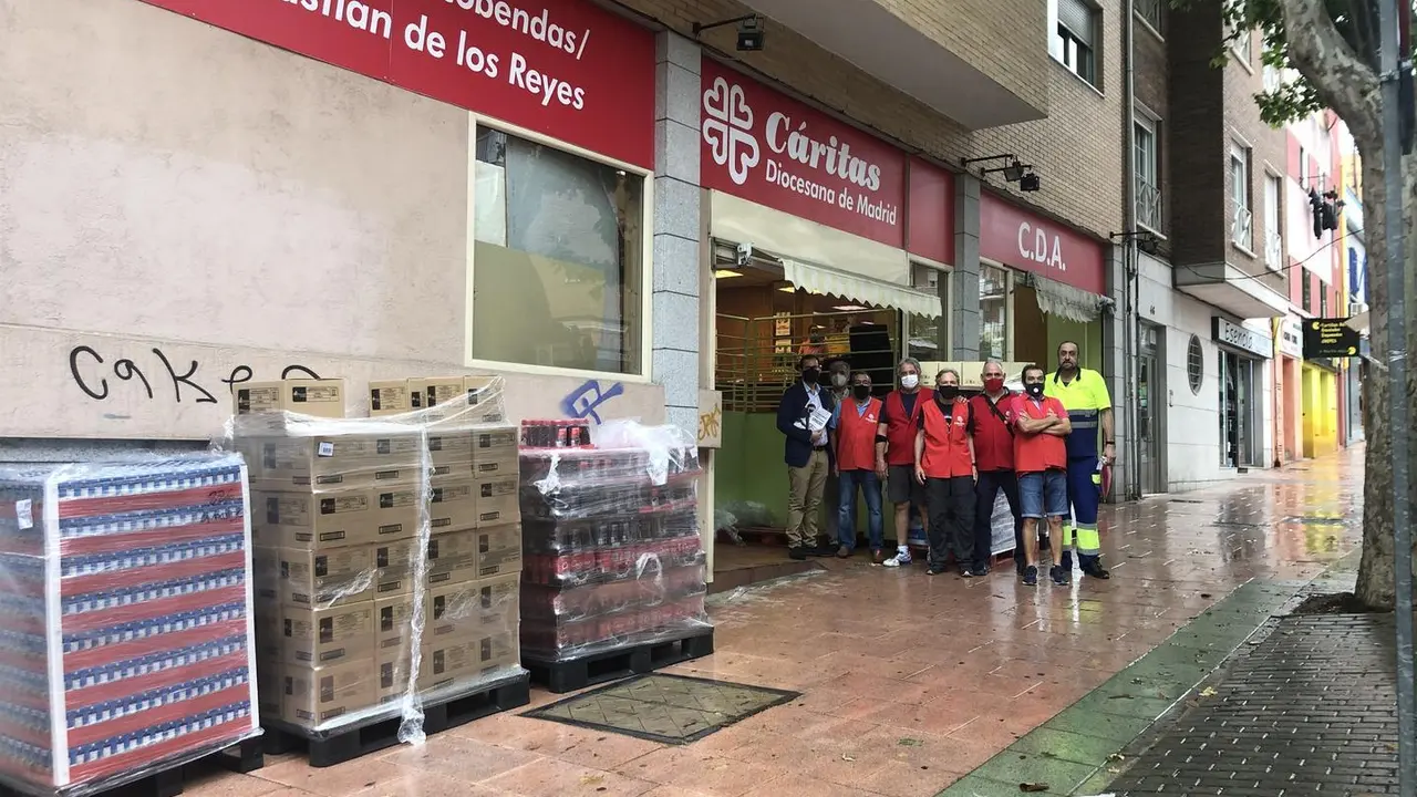 Donaci&oacute;n de C&aacute;ritas San Sebasti&aacute;n de los Reyes y Alcobendas