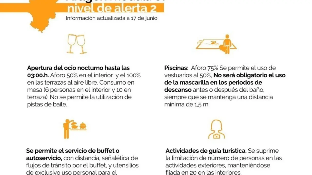 Arag&oacute;n ampl&iacute;a la apertura del horario del ocio nocturno hasta las tres de la ma&ntilde;ana.