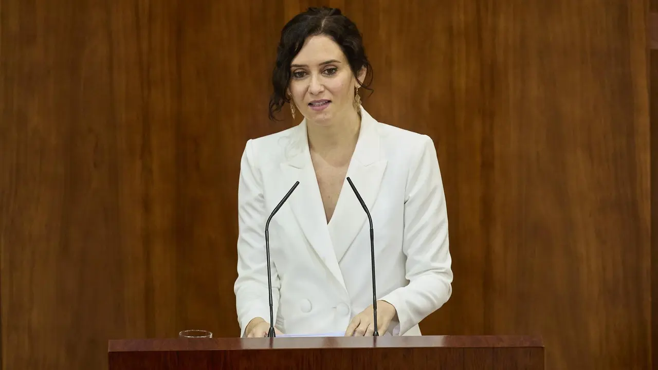 La presidenta en funciones de la Comunidad de Madrid, Isabel D&iacute;az Ayuso