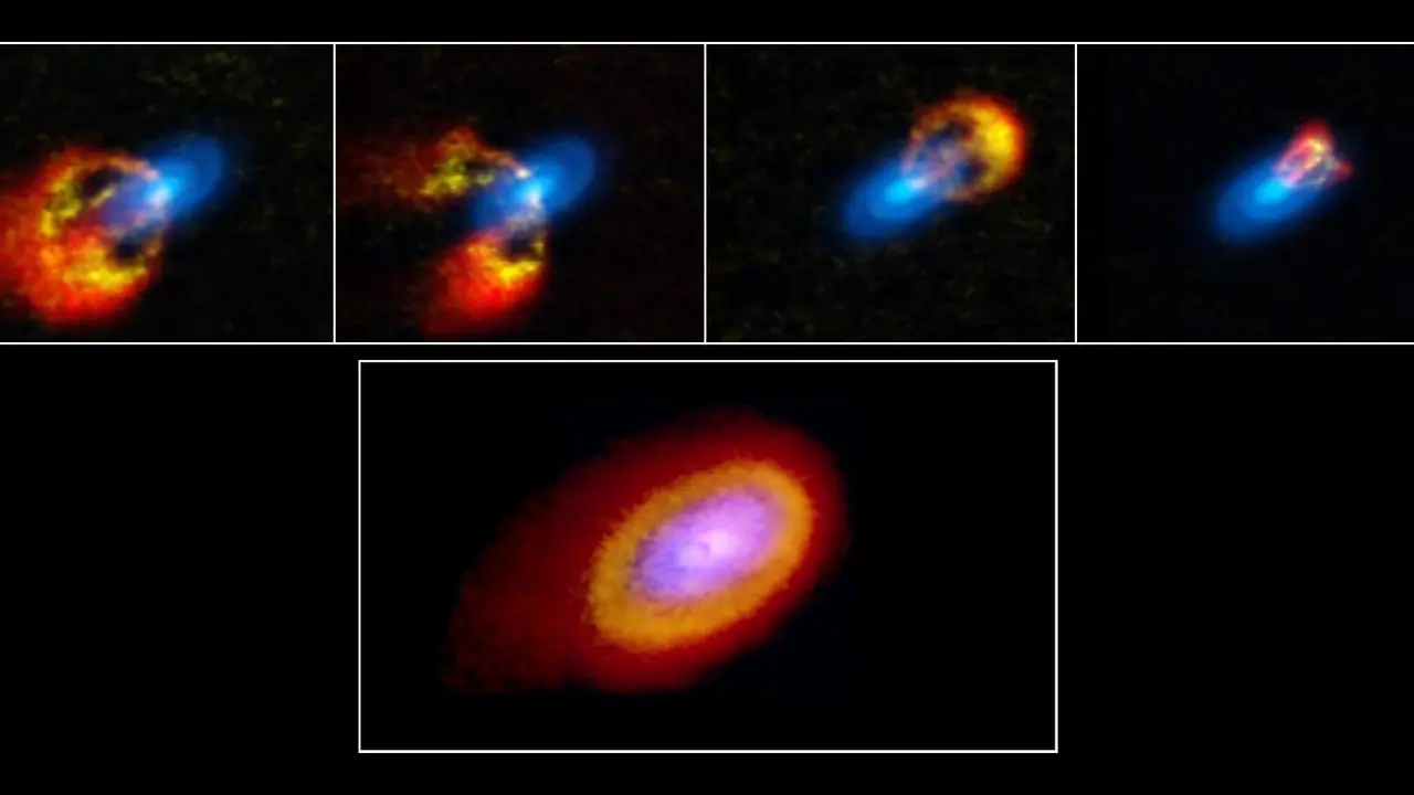 Usando datos de velocidad del gas, los cient&iacute;ficos que observaron a Elias 2-27 pudieron medir directamente la masa del disco protoplanetario de la estrella joven y tambi&eacute;n rastrear perturbaciones din&aacute;micas en el sistema estelar.