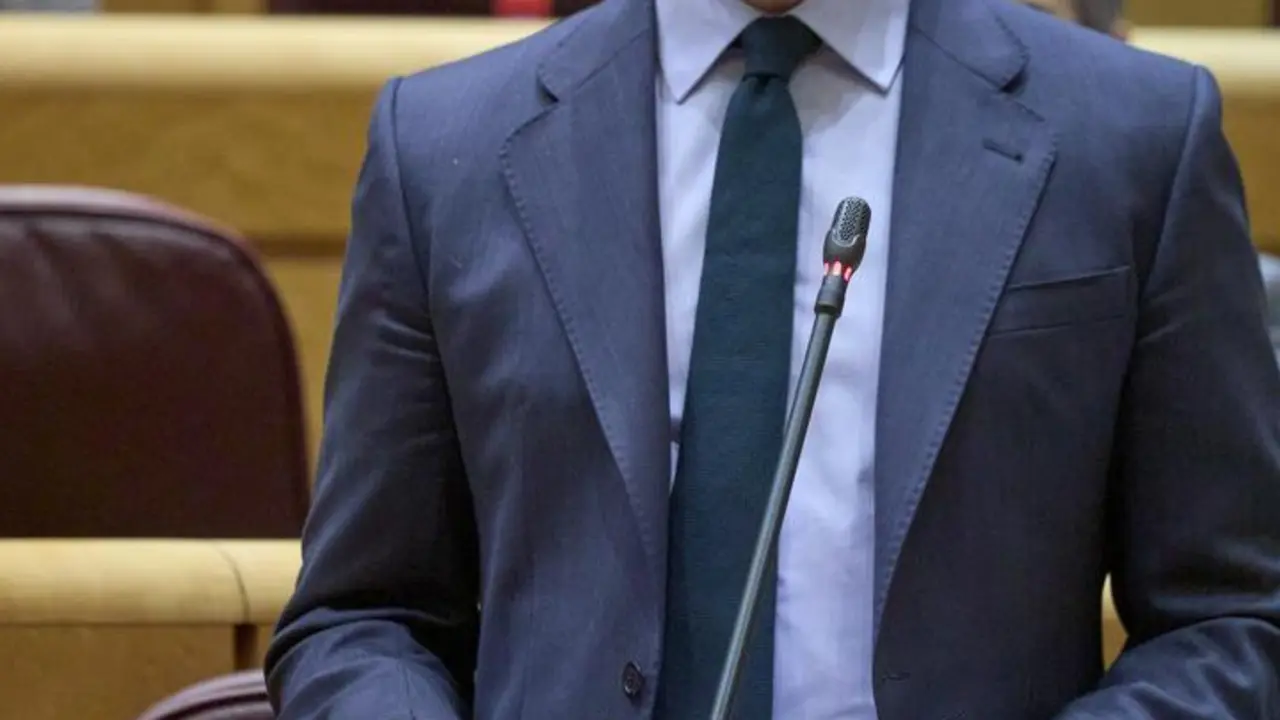 Archivo - El portavoz del Grupo Popular en el Senado, Javier Maroto, interviene durante una sesi&oacute;n de control al Gobierno en el Senado, a 13 de abril de 2021, en Madrid (Espa&ntilde;a).