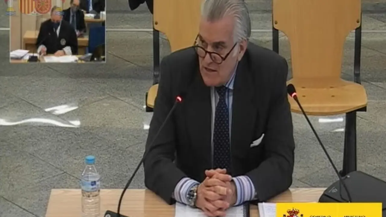 Archivo - Luis B&aacute;rcenas declara en el juicio de la caja 'b' del PP en la Audiencia Nacional