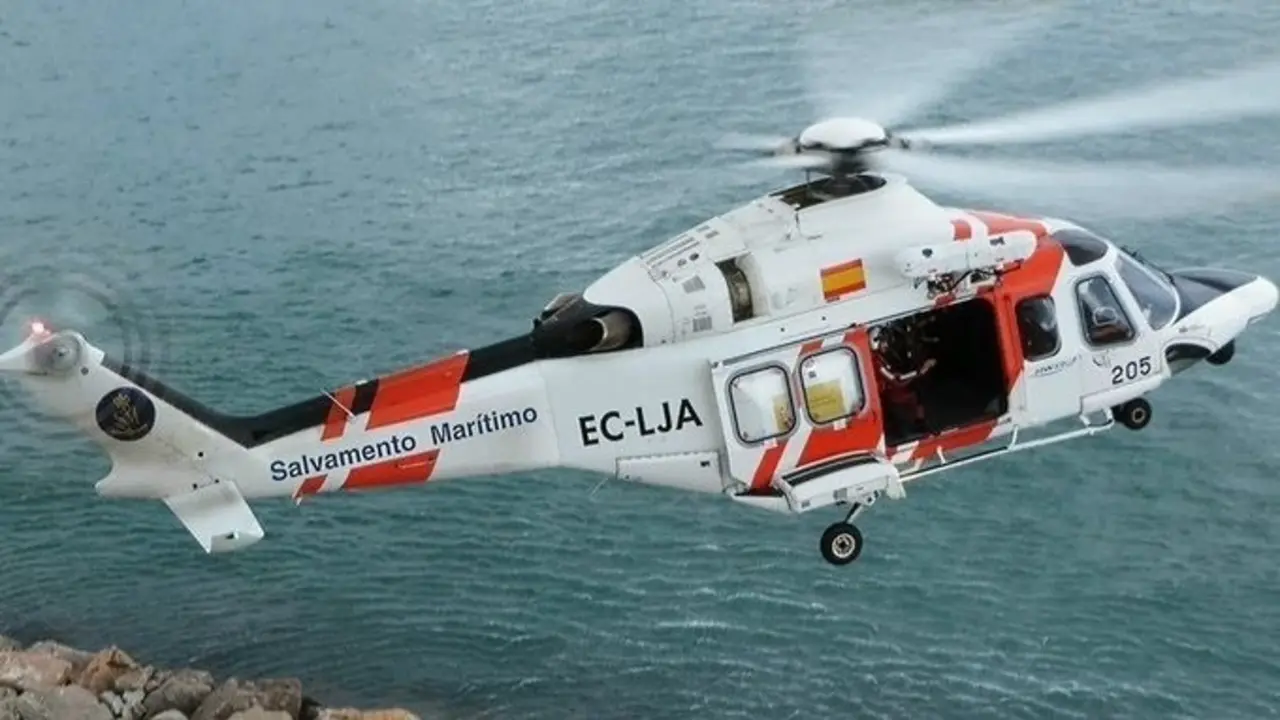 Archivo - Helic&oacute;ptero Helimer de Salvamento Mar&iacute;timo