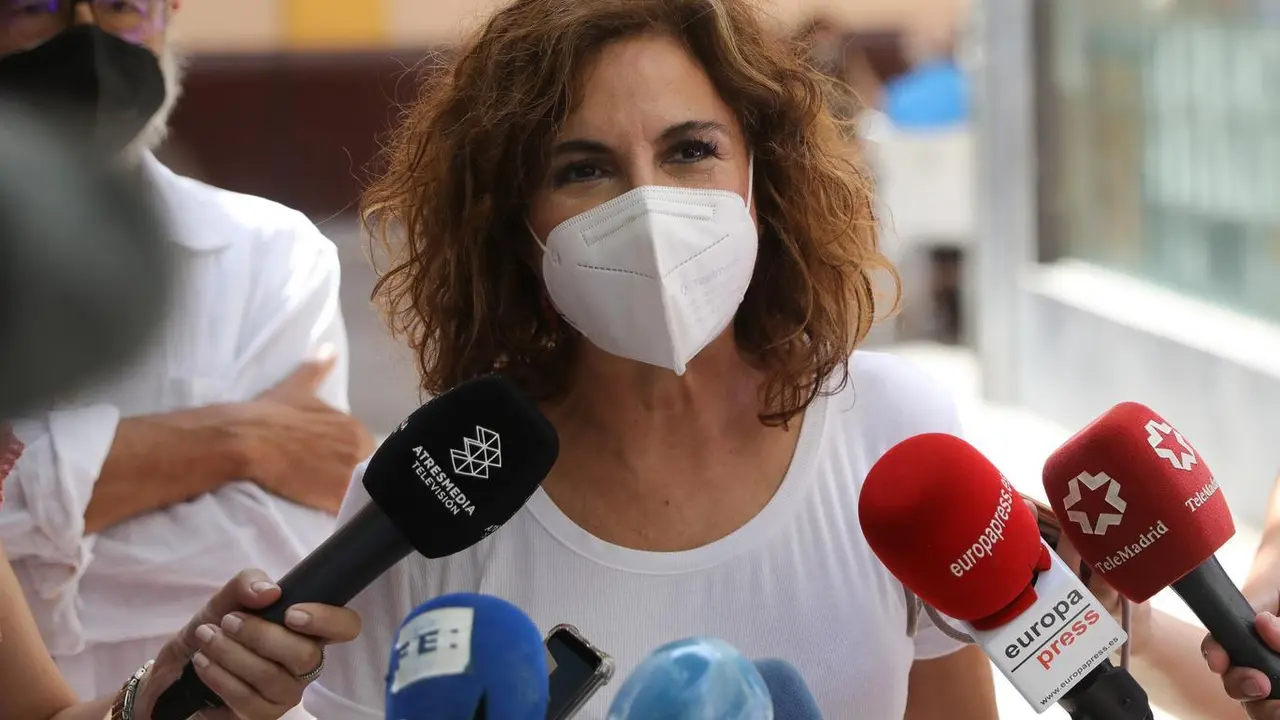 La ministra de Hacienda y portavoz del Gobierno, Mar&iacute;a Jes&uacute;s Montero