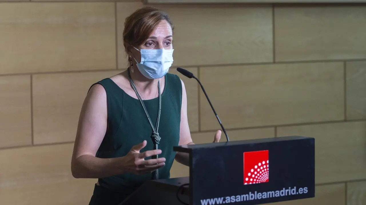 La portavoz de Mas Madrid, M&oacute;nica Garc&iacute;a