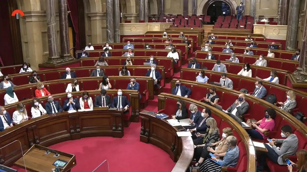 Pleno del Parlament del 16 de junio.
