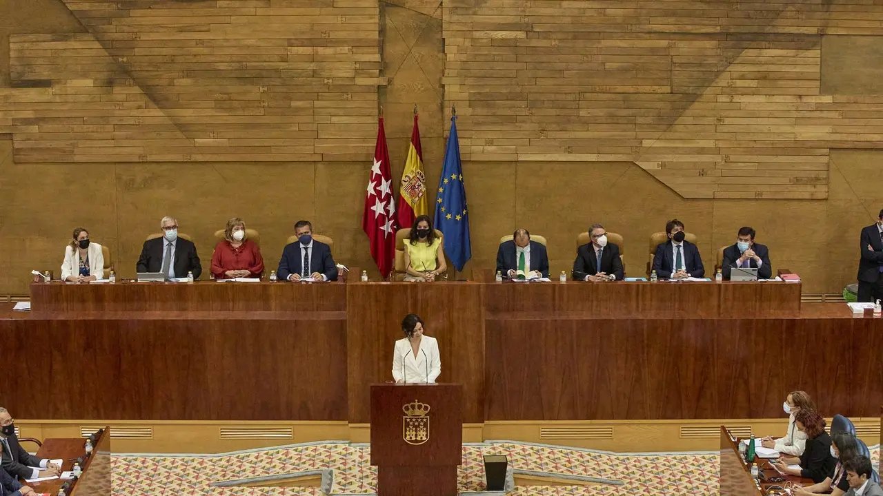 La presidenta en funciones de la Comunidad de Madrid, Isabel D&iacute;az Ayuso