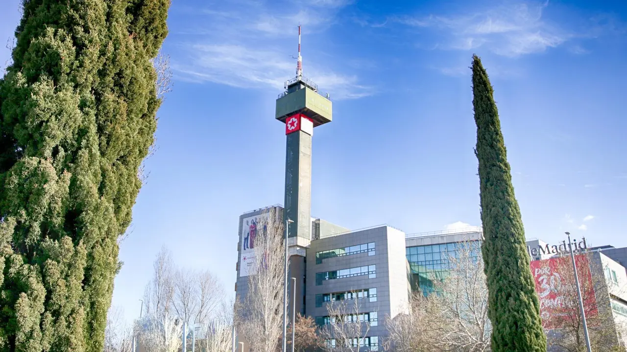 Archivo - Imagen de recurso del edificio de Telemadrid en la Calle de Paseo del Pr&iacute;ncipe, en la Ciudad de la Imagen.