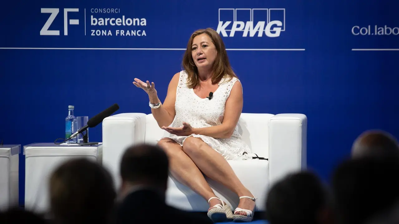 Francina Armengol esta semana en Barcelona