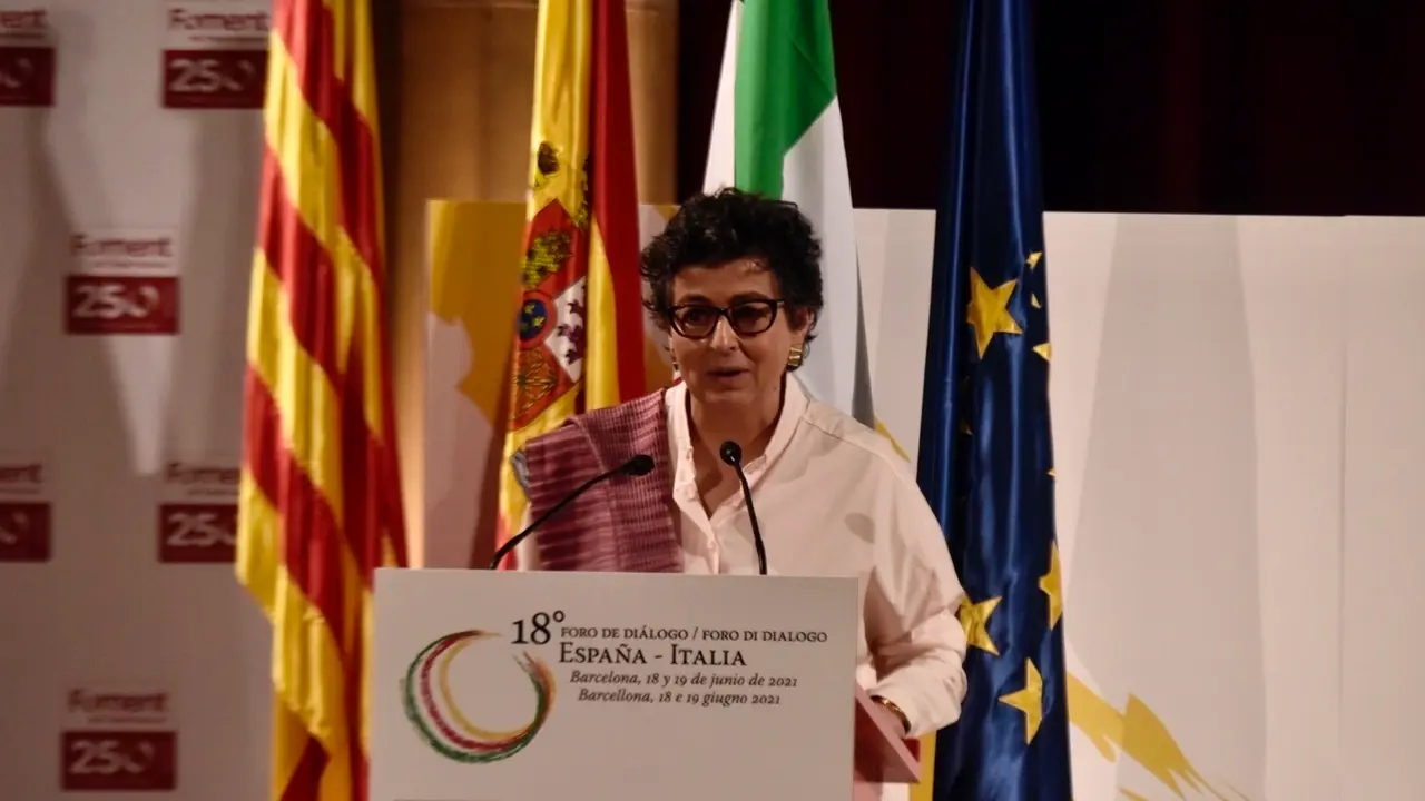 La ministra de Asuntos Exteriores, UE y Cooperaci&oacute;n, Arancha Gonz&aacute;lez Laya.