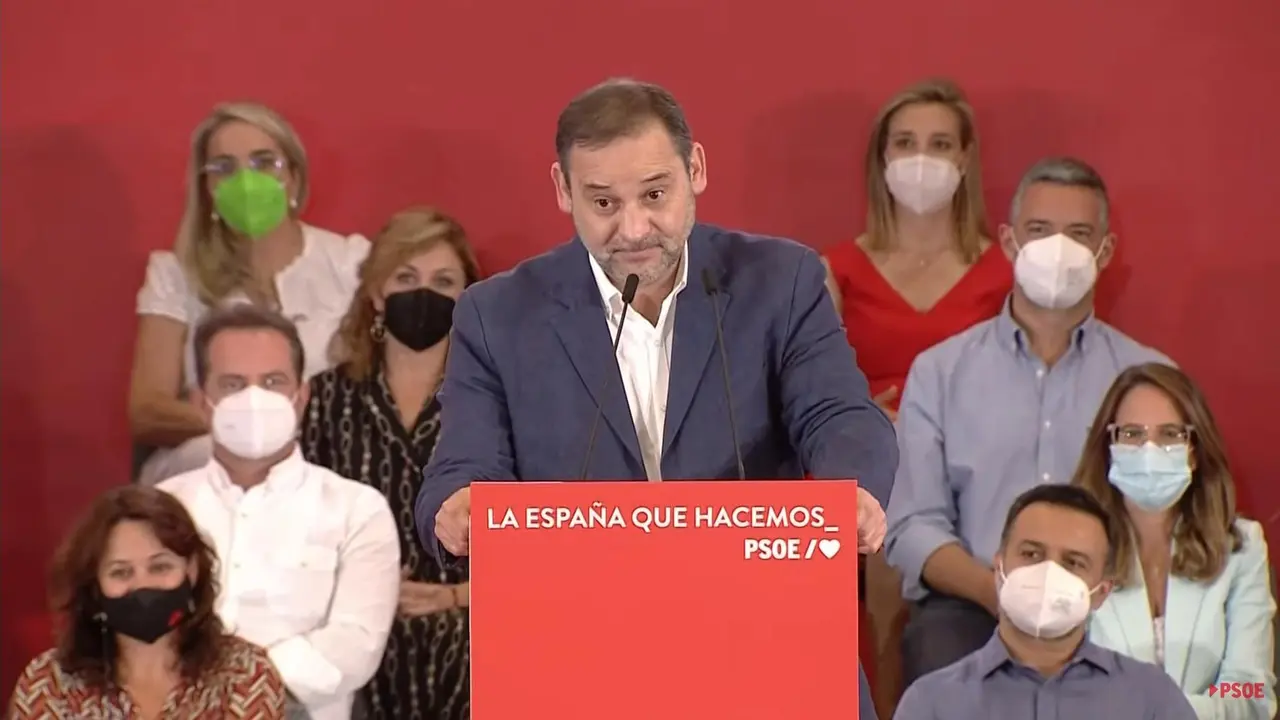 El secretario de Organizaci&oacute;n del PSOE y ministro de Transporte, Movilidad y Agenda Urbana, Jos&eacute; Luis &Aacute;balos,