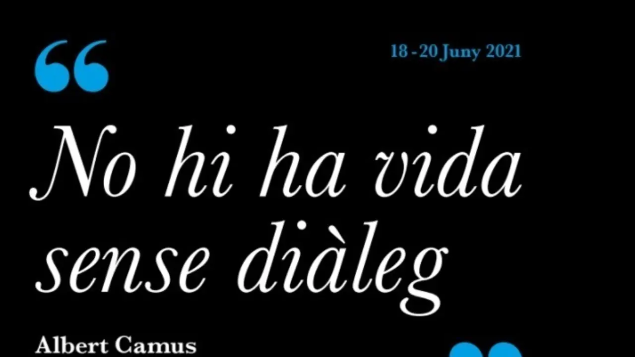 Cartel de la III edici&oacute;n de las Trobades y Premios Albert Camus 2021