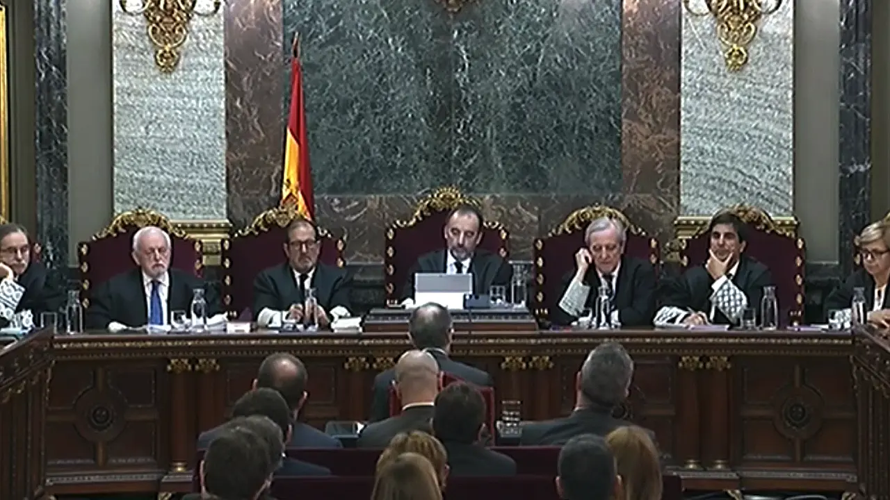 Archivo - El exconseller de la Presidencia de la Generalitat de Catalunya, Jordi Turull, durante su intervenci&oacute;n ante el Trubunal Supremo, en la &uacute;ltima jornada del juicio del proc&eacute;s.