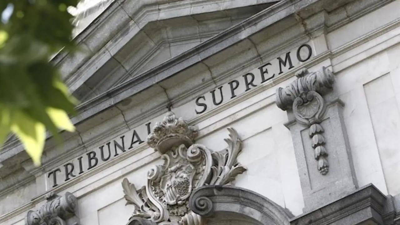 Archivo - Fachada de la sede del Tribunal Supremo