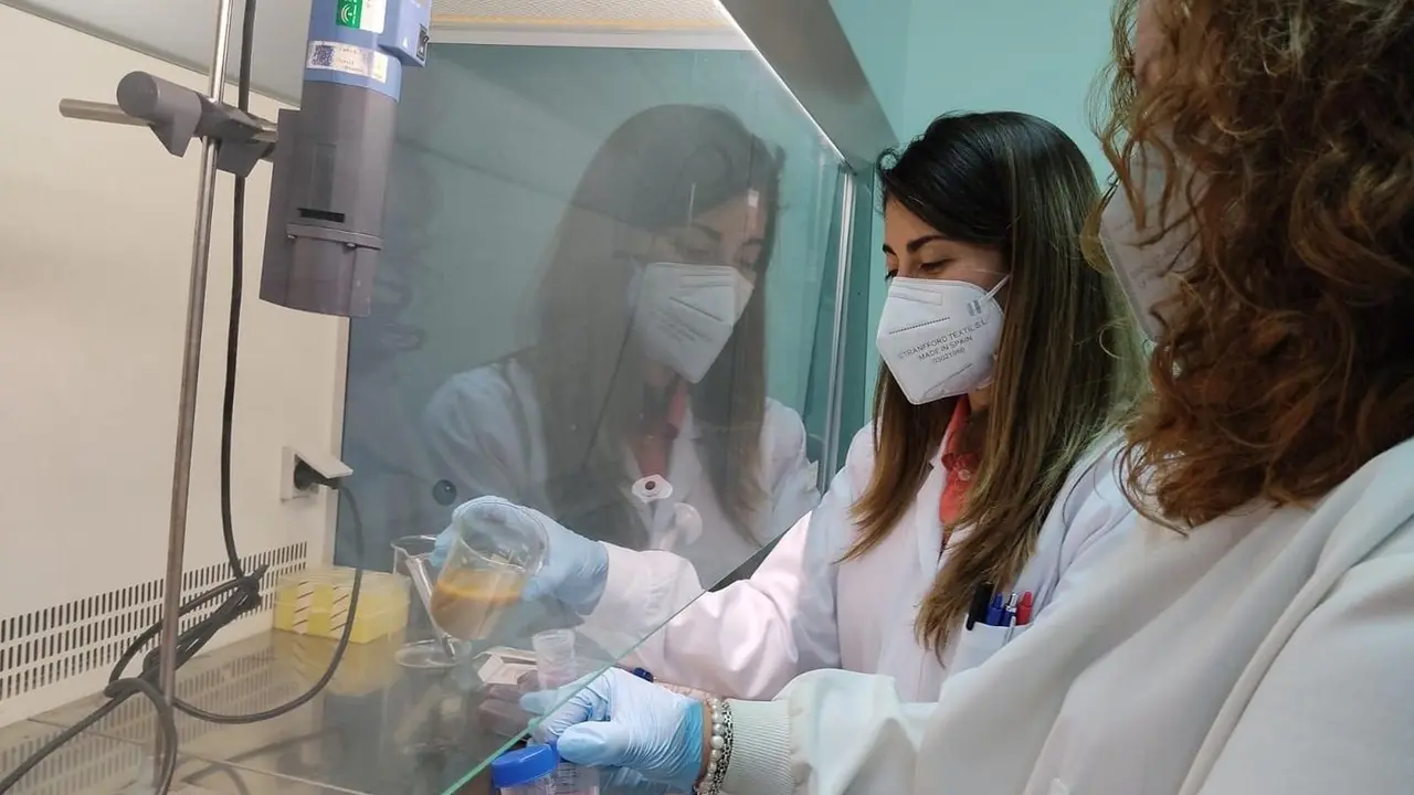 Investigadoras del Ifapa de C&oacute;rdoba que han tomado parte en el estudio sobre los beneficios de la frambuesa para proteger al colon del c&aacute;ncer.
