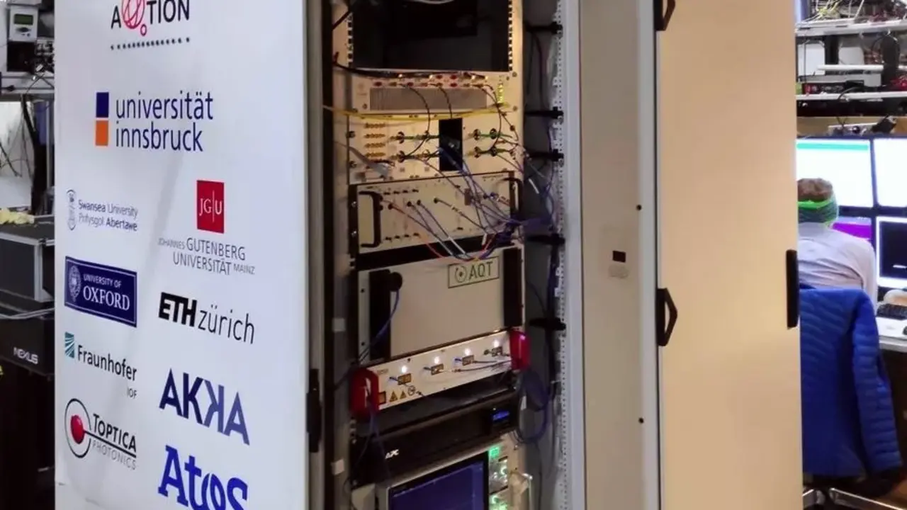 Aspecto de la computadora cu&aacute;ntica compacta