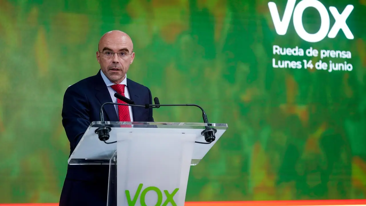 El vicepresidente primero de Acci&oacute;n Pol&iacute;tica y eurodiputado de Vox, Jorge Buxad&eacute;