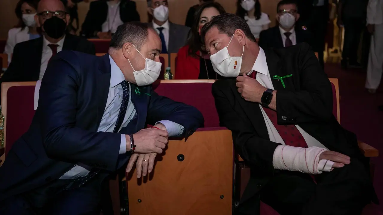 Albacete, 21 de junio de 2021.- El presidente de Castilla-La Mancha, Emiliano Garc&iacute;a-Page, preside la Gala de homenaje a la comunidad educativa de Castilla-La Mancha. (Fotos: D. Esteban Gonz&aacute;lez // JCCM